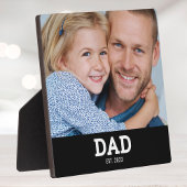 Custom Dad Established Modern Photo Fotoplaat