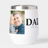 Custom Dad Established Photo Fathers Day (Achterkant)