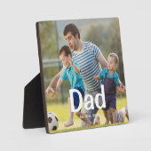 Custom Dad Established Photo Fotoplaat (Voorkant)