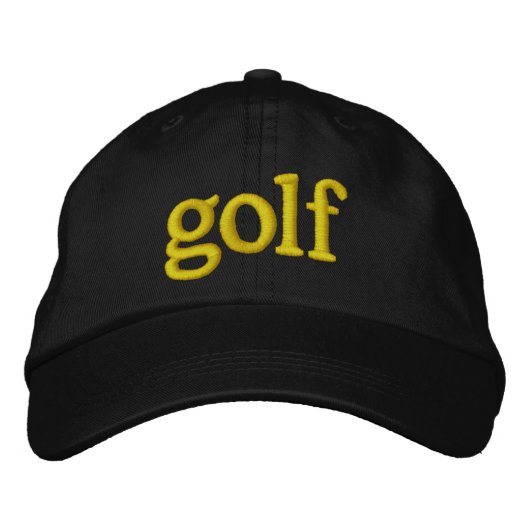 Custom Dad Golf Pet - Gepersonaliseerd geborduurd (Voorkant)