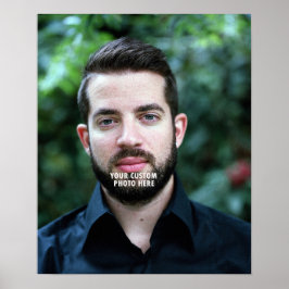 Custom Dad Photo Poster - Vaderdag Gift Print