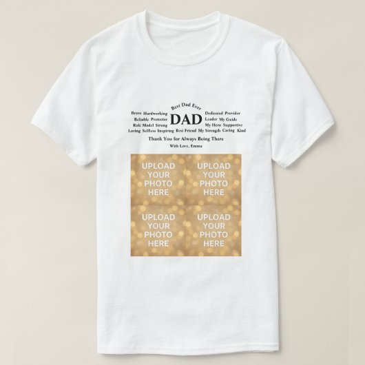 Custom Dad T-Shirt (Design voorkant)