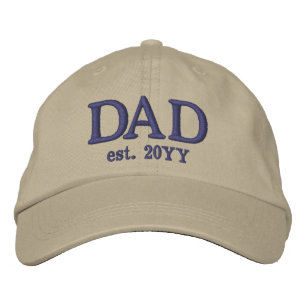 Custom Dad Vastgesteld Nieuw Papa Gift Geborduurde Pet