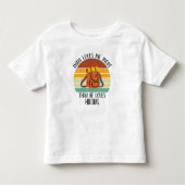 CUSTOM Dada houdt meer van mij dan van het wandele Kinder Shirts (Voorkant)
