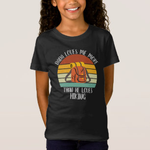 CUSTOM Dada houdt meer van mij dan van het wandele T-shirt