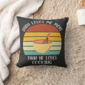 CUSTOM Dada houdt meer van mij dan van koken Kussen (Deken)