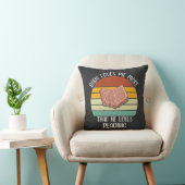 CUSTOM Dada houdt meer van mij dan van lezen Kussen (Stoel)