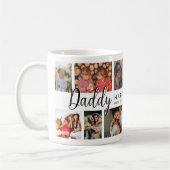Custom Daddy 12 Foto Collage Koffie Koffiemok (Links)
