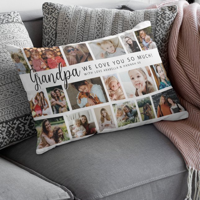 Custom Daddy 18 Fotocollage Kussen (Creator heeft geüpload)