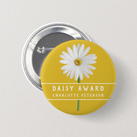 Custom Daisy Award Ronde Button 5,7 Cm (Voorkant /achterkant)