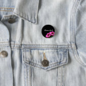 Custom Daisy Flower Wedding Bloemenmeisje Buttonne Ronde Button 3,2 Cm (In situ)