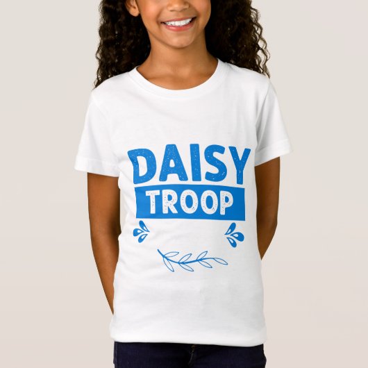 Custom Daisy Troop T-shirt (Voorkant)