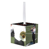 Custom Dancin' Band Foto Ornament (Achter hoekig)