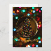 Custom dank kerstkaarten bedankkaart (Voorkant / Achterkant)