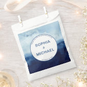 Custom Dank u bruiloft gasten geschenken Waterverf Bedankzakje (Geknipt)