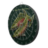 Custom Dartboard Gone Vist Zalm Dartboard Dartbord (Voorkant Rechts)