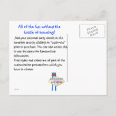 Custom Date Vegas Style Party Uitnodiging Briefkaart (Achterkant)