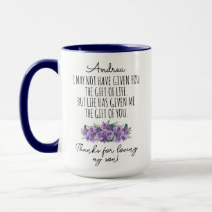 Custom Daughter In Law, Bedankt voor het houden va Mok