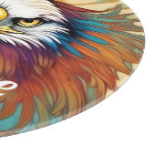 Custom De Eagle Glass snijplank (Hoek)