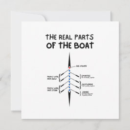 Custom De echte delen van de Boat flatcard