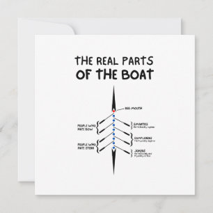 Custom De echte delen van de Boat flatcard