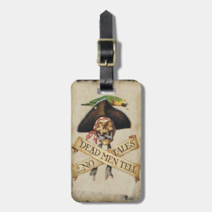 Custom Dead Pirate Bagagelabel