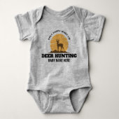 Custom Deer Hunting Jersey Bodysuit for Baby (Voorkant)