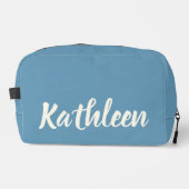 Custom Denin Travel Pouch For Mother's Day Gift Toilettasje (Voorkant)