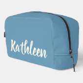 Custom Denin Travel Pouch For Mother's Day Gift Toilettasje (Rechterhoek)