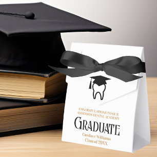 Custom Dental School Goud Zwart Afstudeerfeest Bedankdoosjes