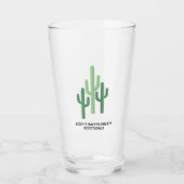 Custom Desert Cactus Scottsdale Glas (Voorkant)