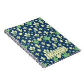 Custom Desert Cactus & Succulent Pattern Notitieboek (Rechterzijde)