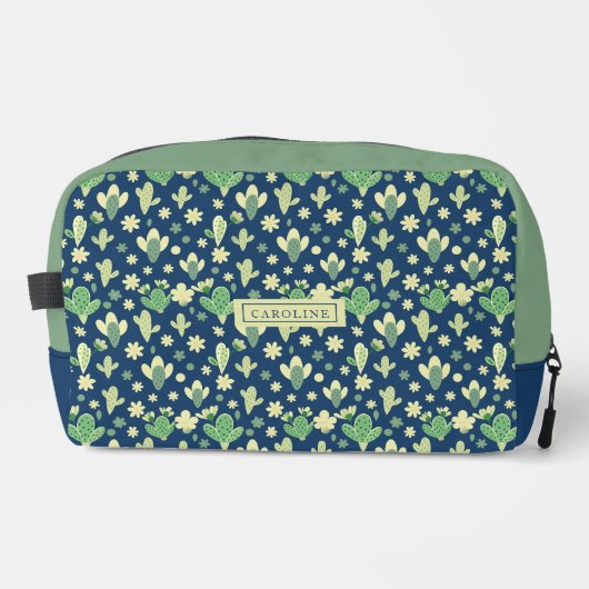 Custom Desert Cactus & Succulent Pattern Toilettasje (Voorkant)