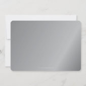 CUSTOM DESIGN Bar Mitzvah New York Nummer Bord Kaart (Achterkant)