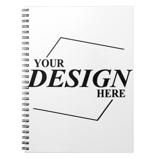 Custom Design Creëer Uw eigen Sjabloon Notitieboek (Voorkant)