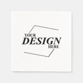 Custom Design Creëer Uw eigen Sjabloon Servet (Voorkant)