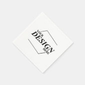 Custom Design Creëer Uw eigen Sjabloon Servet (Hoek)