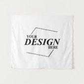 Custom Design Creëer Uw eigen Sjabloon Wandkleed (Voorkant (horizontaal))