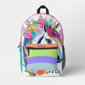 Custom Design Eenhoorn Rugzak, gepersonaliseerde n Bedrukte Rugzak (Voorkant)