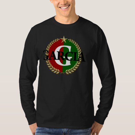 CUSTOM DESIGN GARCIA FAMILY PRIDE MEXICAN FAMILY R T-SHIRT (Voorkant)