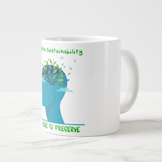 Custom design Mug for Sustainability Professional Grote Koffiekop (Voorkant rechts)