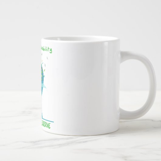 Custom design Mug for Sustainability Professional Grote Koffiekop (Rechts)
