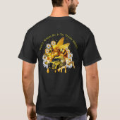 Custom Design Queen Bee T-shirt (Achterkant)