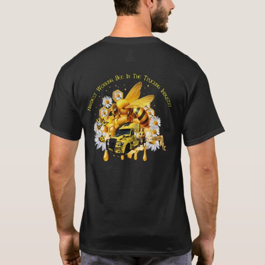 Custom Design Queen Bee T-shirt (Achterkant)