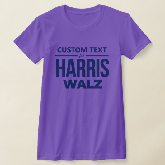 Custom Design voor Harris Walz T-shirt (Laagn)