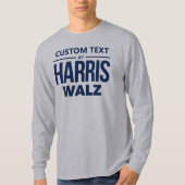 Custom Design voor Harris Walz T-shirt (Voorkant)