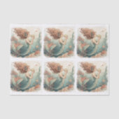 Custom designed tissue paper MERMAID Tissuepapier (Voorkant)