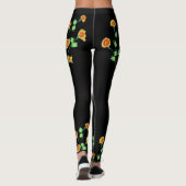 Custom Designer Black Leggings (Achterkant)