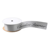 Custom Designer Name Product Ribbon Business Satijnen Lint (Spoel)