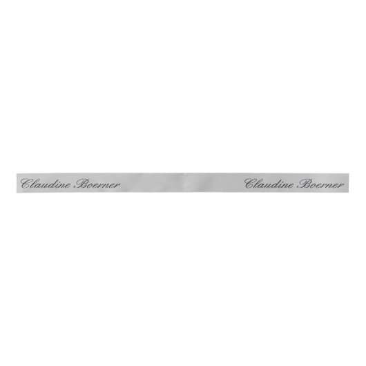 Custom Designer Name Product Ribbon Business Satijnen Lint (Voorkant)